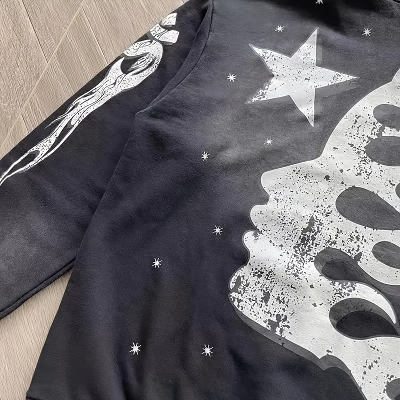 Hellstar Blaze Hoodie - Black Flame Bullock