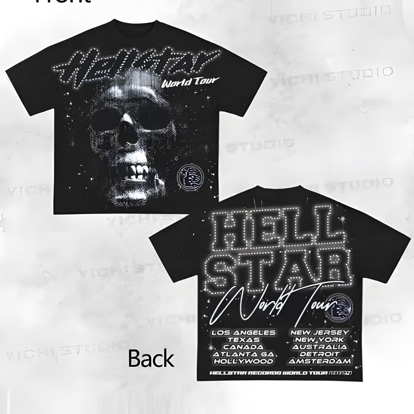 Men's Hellstar Graphic T-Shirt - Oversized